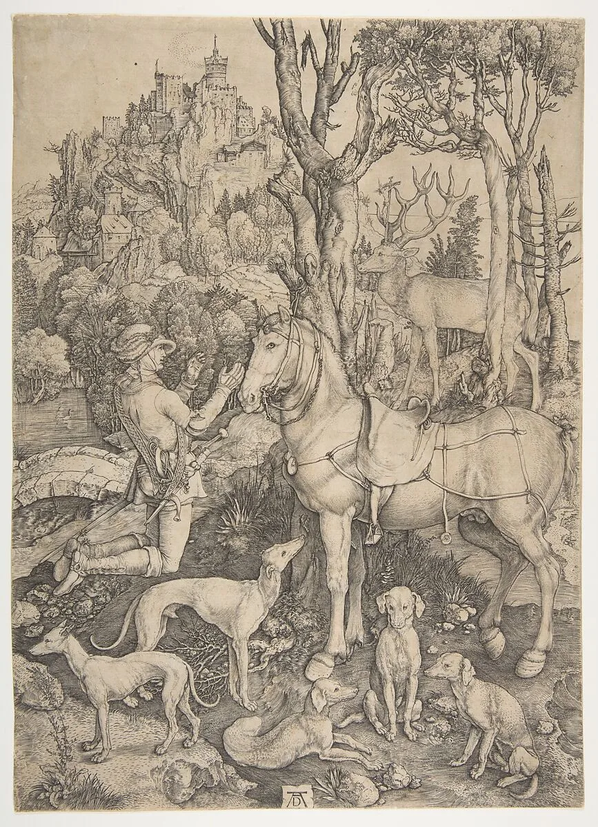 Saint Eustace — Albrecht Dürer