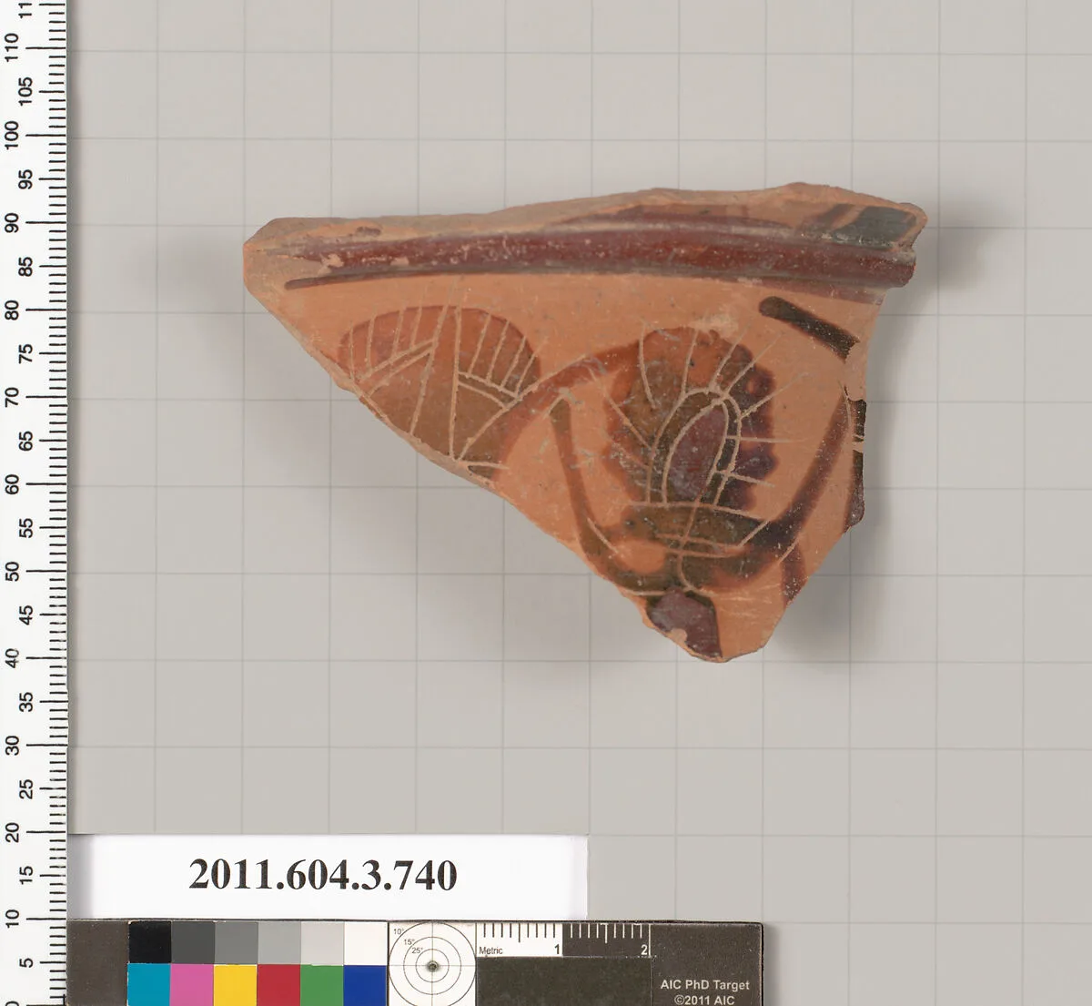Terracotta fragment of a neck-amphora (jar) — Unknown