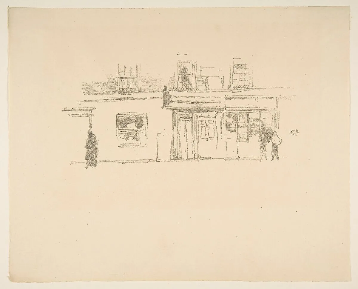 Chelsea Shops — James McNeill Whistler