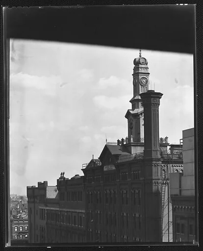 [Jacob Ruppert Brewery Building, From Roof of Evans's Apartment Building?, New York City]