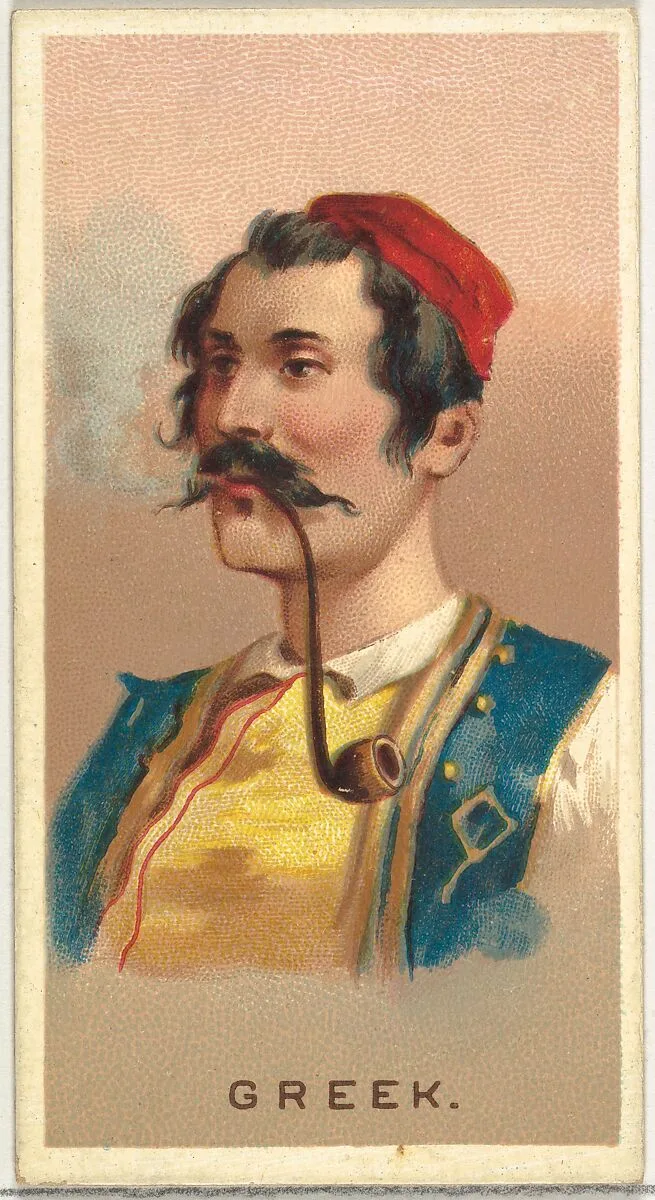 Greek, from World's Smokers series (N33) for Allen & Ginter Cigarettes — Allen & Ginter