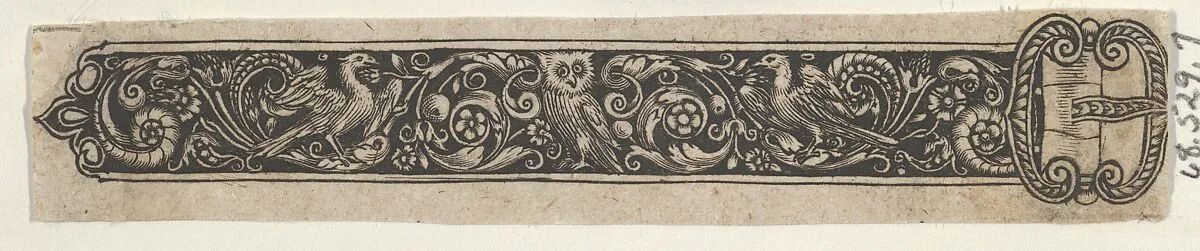 Reverse Copy of a Design for a Buckle with an Owl — Theodor de Bry