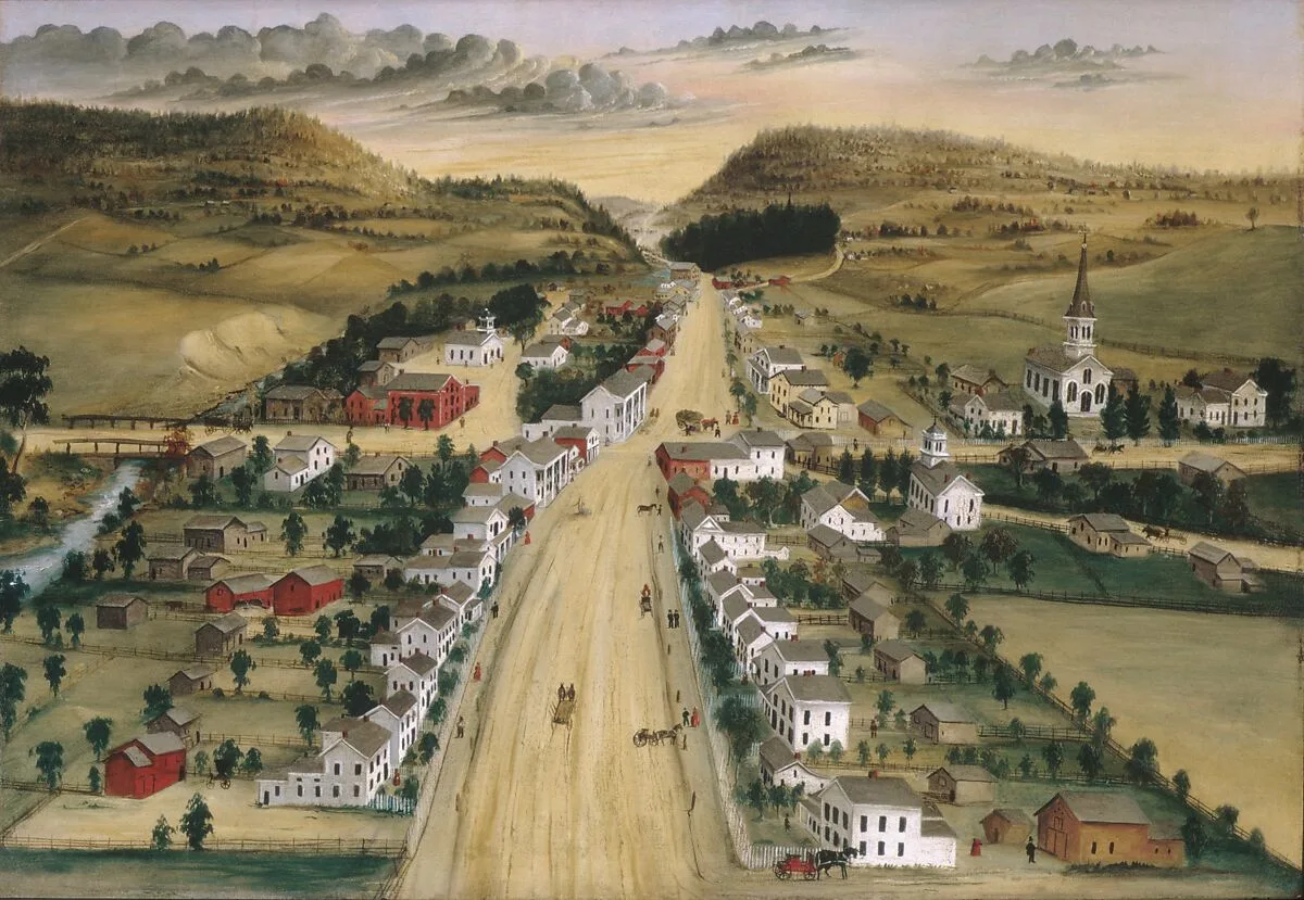 View of Poestenkill, New York — Joseph H. Hidley