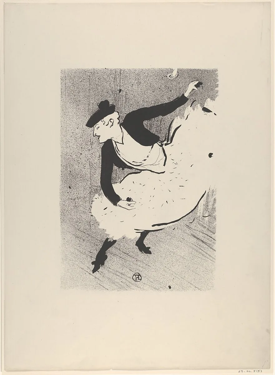 Edmée Lescot (from Le Café Concert) — Henri de Toulouse-Lautrec|Edward Ancourt|l'Estampe Originale