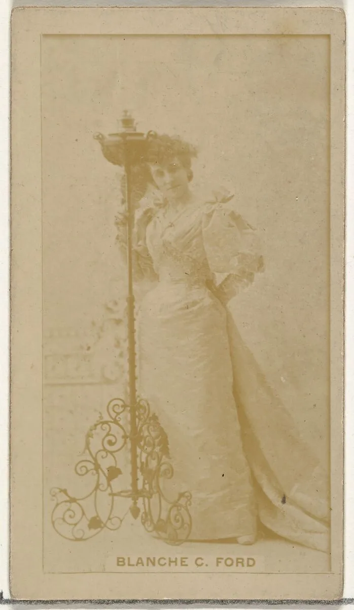 Blanche C. Ford, from the Actors and Actresses series (N145-8) issued by Duke Sons & Co. to promote Duke Cigarettes — American Tobacco Company|W. Duke, Sons & Co.