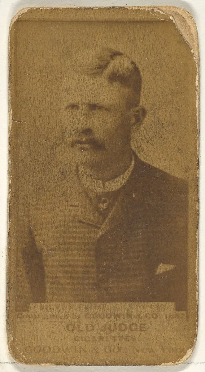 Frank Sylvester "Silver" Flint, Catcher, Chicago, from the Old Judge series (N172) for Old Judge Cigarettes — Goodwin & Company