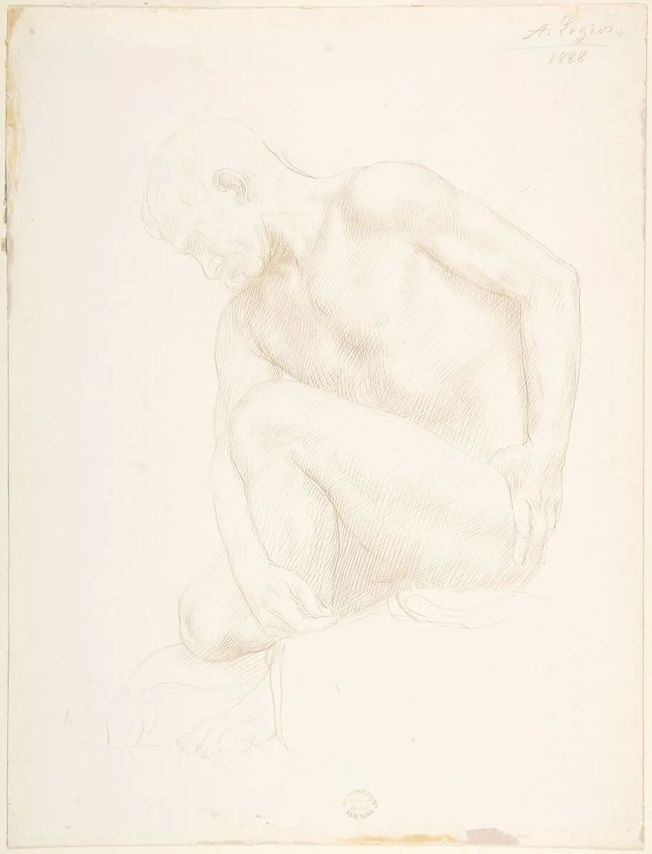 Study of a Figure — Alphonse Legros