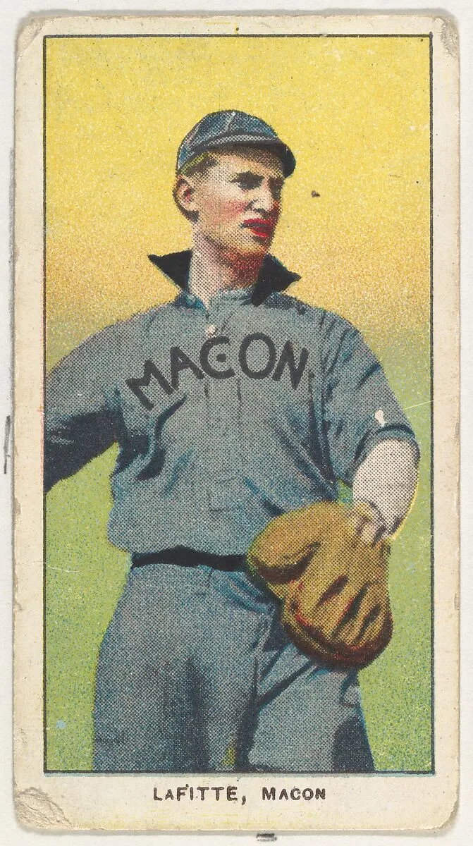Lafitte, Macon, Southern League, from the White Border series (T206) for the American Tobacco Company — American Tobacco Company