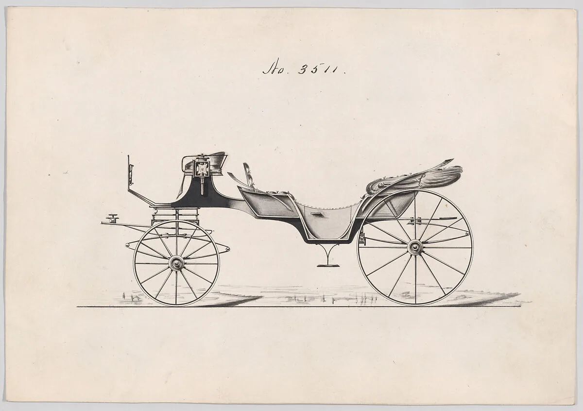 Design for Vis-à-vis, no. 3511 — Brewster & Co.