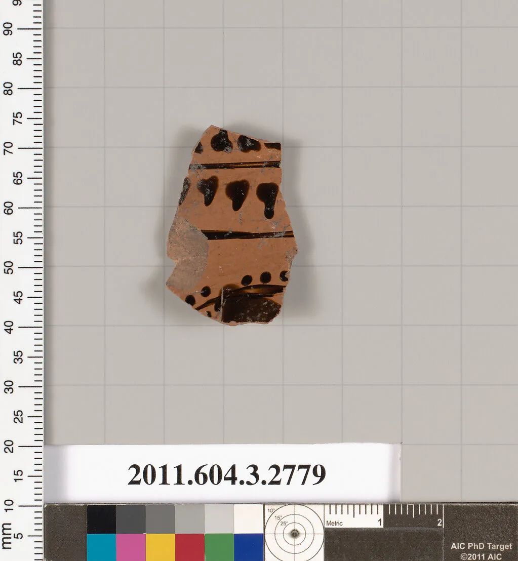 Terracotta fragment of an olpe (jug) — Unknown