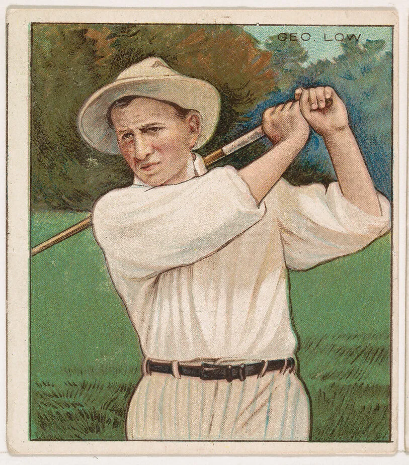 George Low, Golf, from Mecca & Hassan Champion Athlete and Prize Fighter collection, 1910 — Mecca Cigarettes