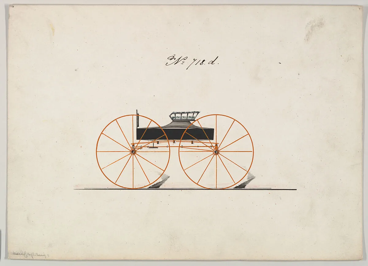Design for Wagon, no. 718d — Brewster & Co.