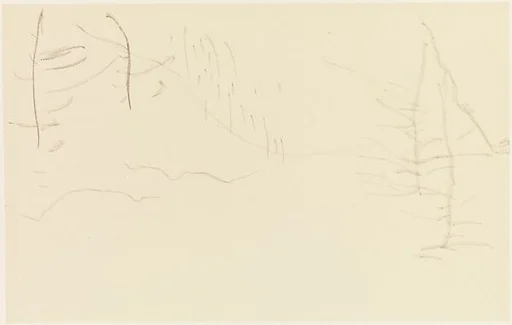 現代   謝稚柳   山水畫稿   冊頁|Landscape Sketches