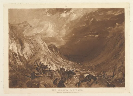 Ben Arthur, Scotland (Liber Studiorum, part XIV, plate 69)