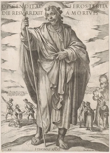 St. Thomas, from 'Christ, Mary and the Apostles'
