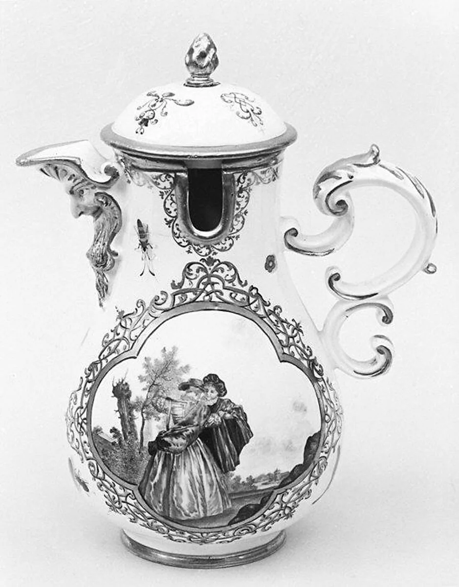 Mustard pot — Meissen Manufactory