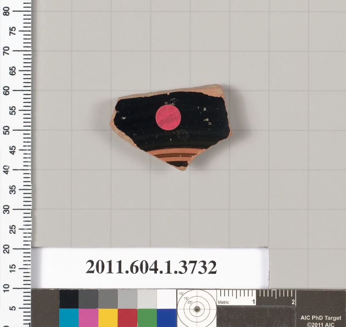Terracotta fragment of a kylix (drinking cup) — Unknown