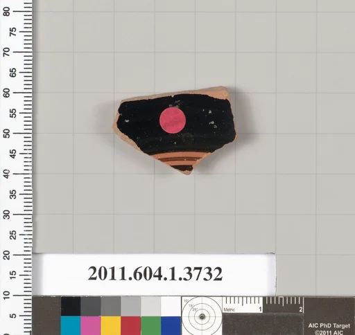 Terracotta fragment of a kylix (drinking cup)