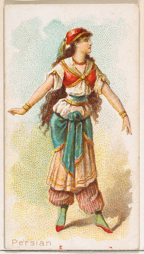 Persian Dancer, from the Dancing Women series (N186) issued by Wm. S. Kimball & Co. — William S. Kimball & Company
