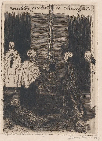 Skeletons Seeking Warmth — James Ensor