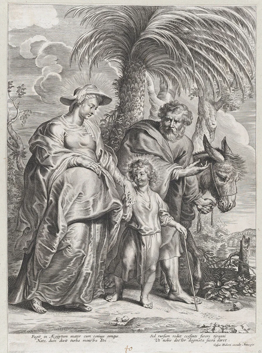 The Return from Egypt — Anonymous|Gaspar Huberti|Peter Paul Rubens|Lucas Vorsterman I