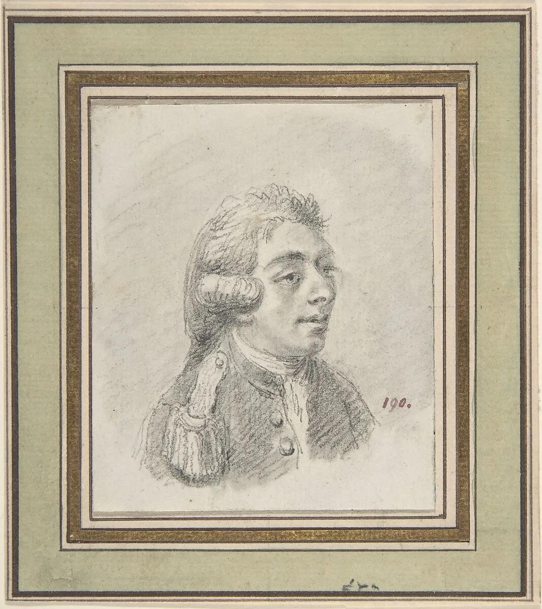 Bust of a Man Facing Right — baron Dominique Vivant Denon