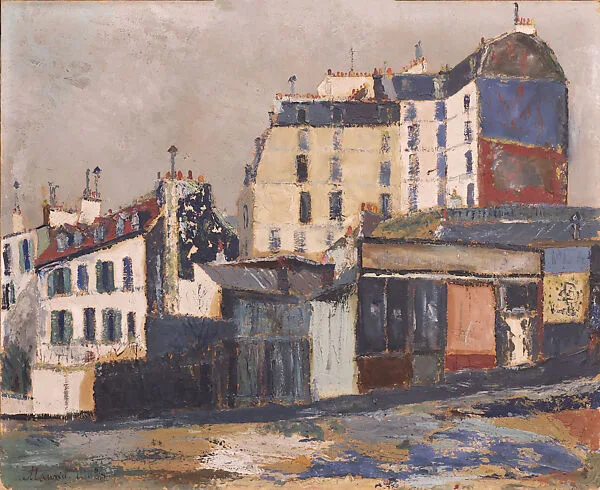 Rue Ravignan, Paris — Maurice Utrillo