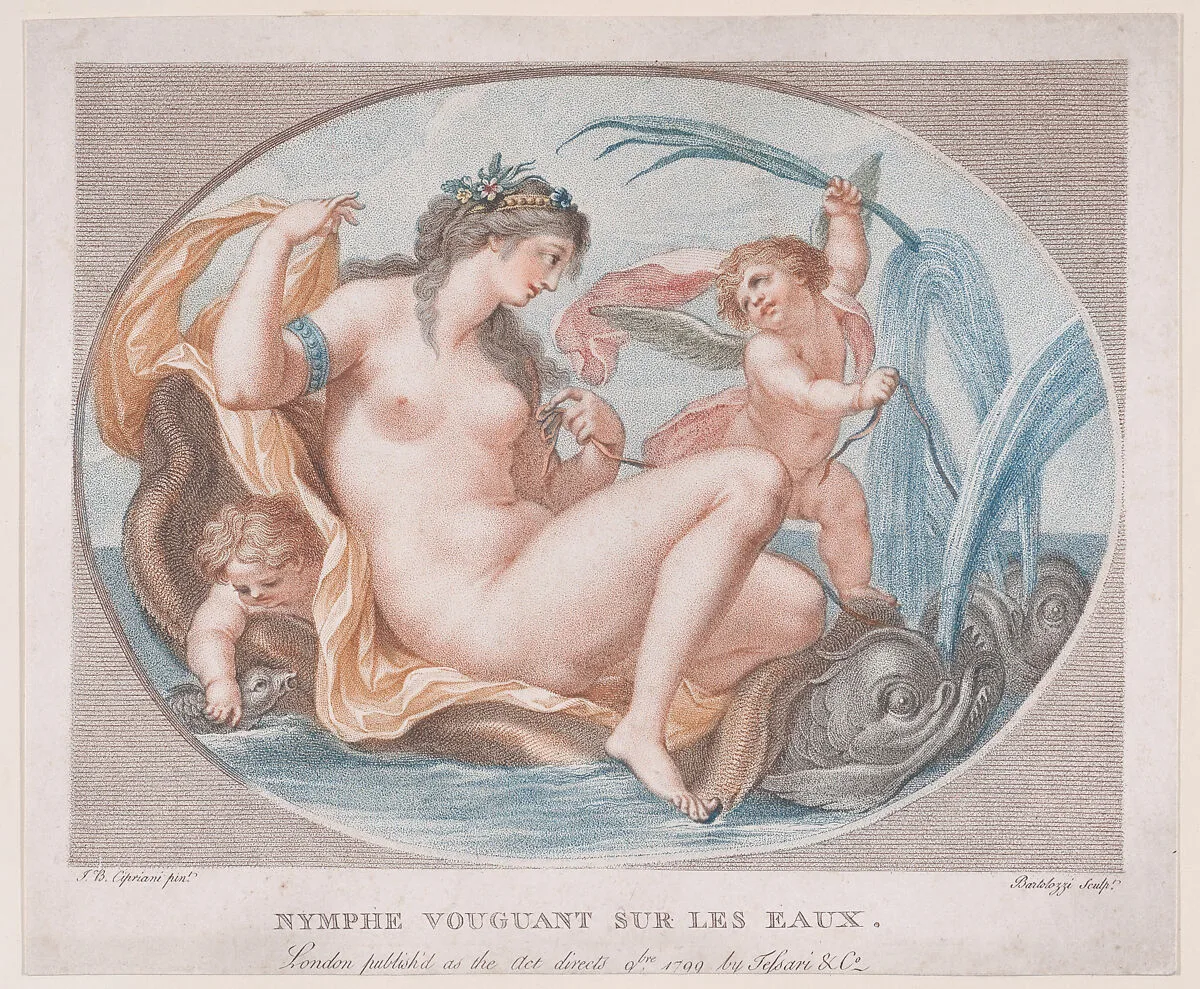 Water Nymph (Nymph Vouguant Sur Les Eaux) — Francesco Bartolozzi|Giovanni Battista Cipriani|Tessari & Co.