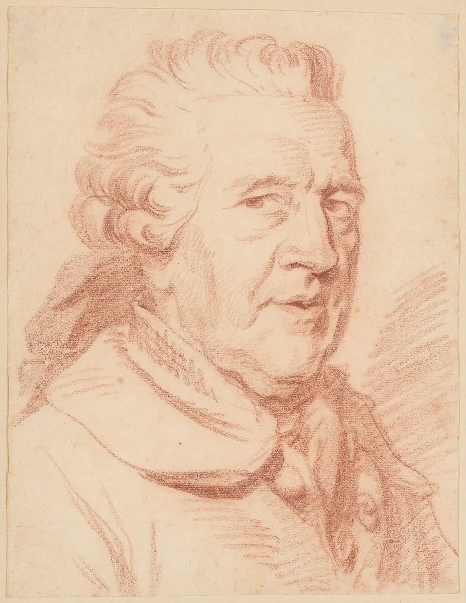 Portrait of a Man — Jean-Baptiste Greuze|Pierre Alexandre Wille|Anonymous, French, 18th century