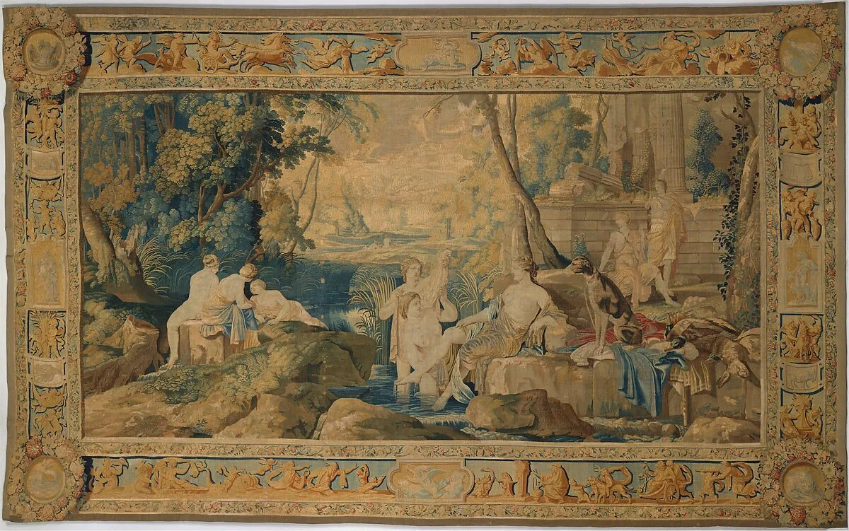 Diana and her Nymphs — Laurent de La Hyre|Hippolyte de Comans