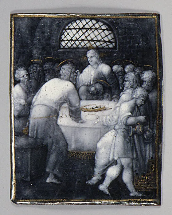 The Last Supper (one of seven) — Jean II Pénicaud|Jean III Pénicaud