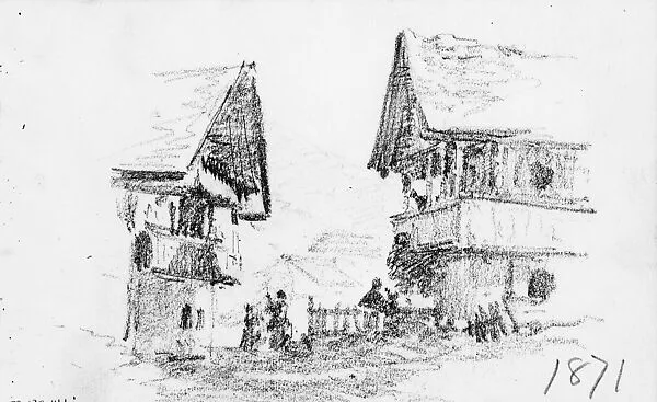 Chalets — John Singer Sargent