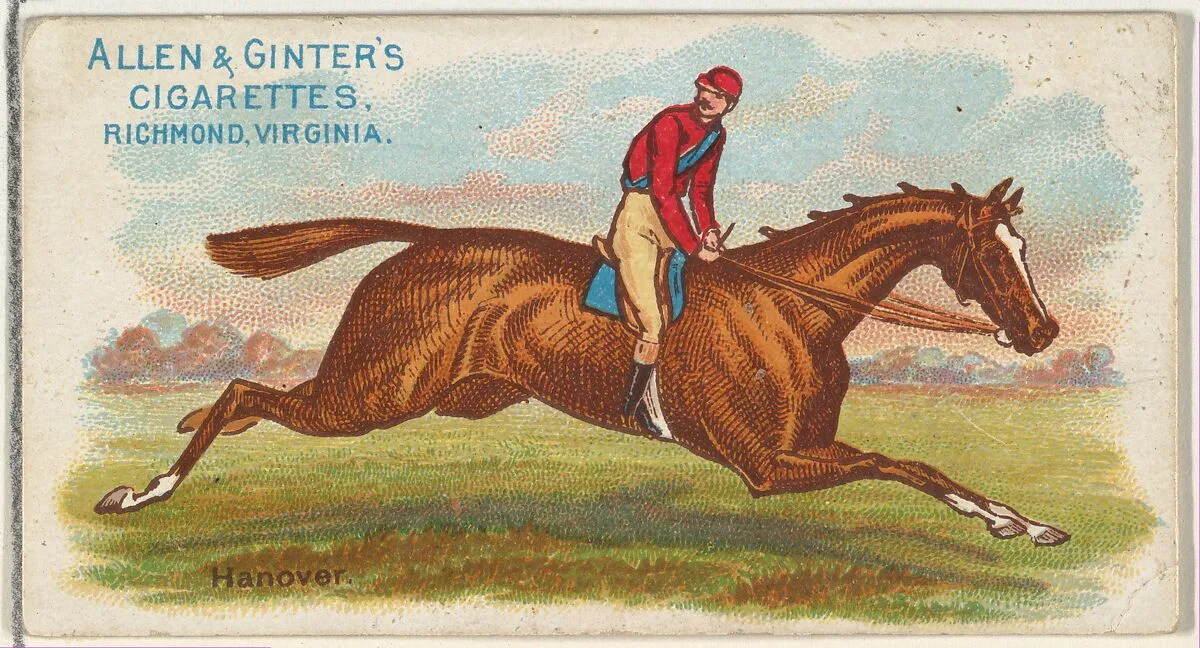 Hanover, from The World's Racers series (N32) for Allen & Ginter Cigarettes — Allen & Ginter|Lindner, Eddy & Claus