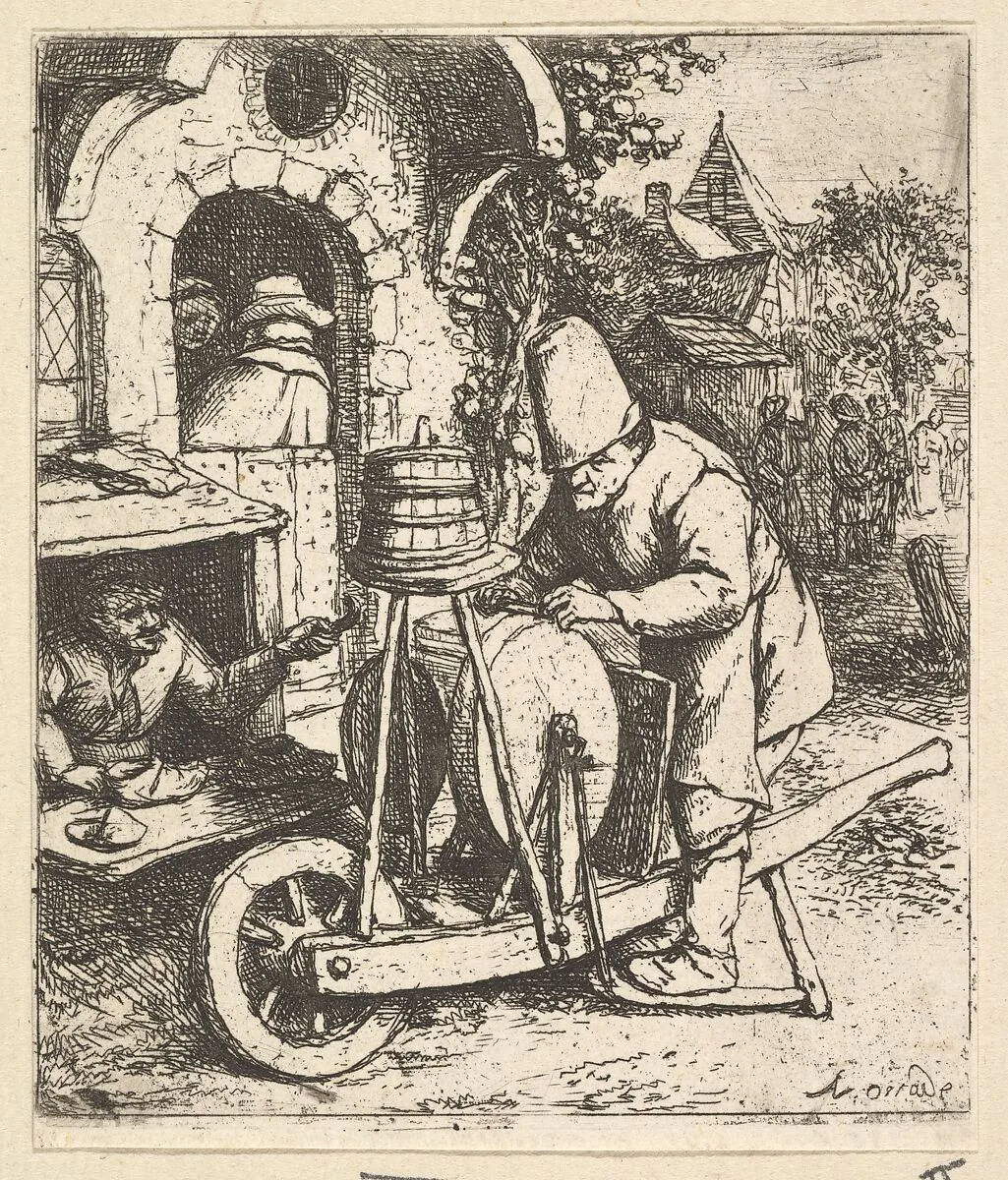 The Knifegrinder — Adriaen van Ostade