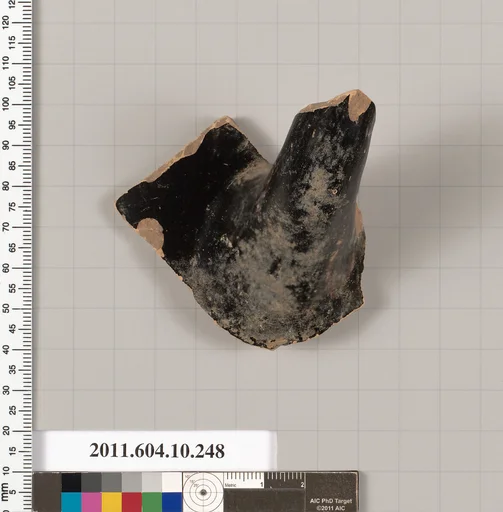 Terracotta fragment of a krater (deep bowl) or stamnos (jar)?