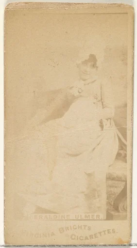Geraldine Ulmer, from the Actors and Actresses series (N45, Type 1) for Virginia Brights Cigarettes
