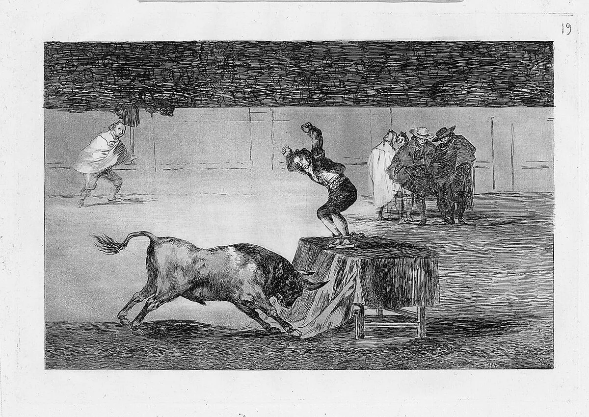 The Bullfight, plates 1-33 (La Tauromaquia); First edition, 1816 — Goya (Francisco de Goya y Lucientes)