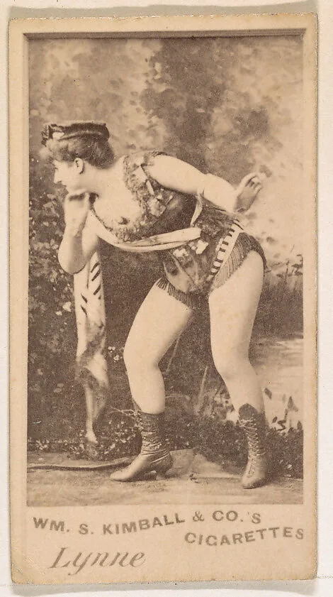 Miss Lynne, from the Actresses series (N203) issued by Wm. S. Kimball & Co. — William S. Kimball & Company