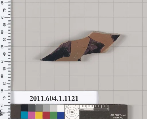 Terracotta fragment of a kylix (drinking cup)