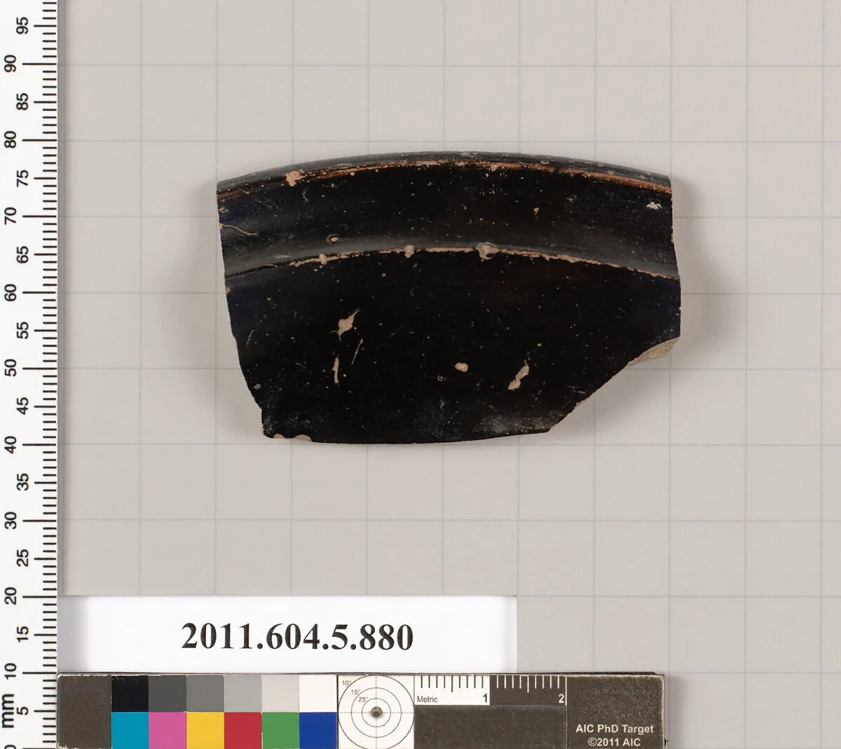 Terracotta rim fragment of a kylix (drinking cup) — Unknown