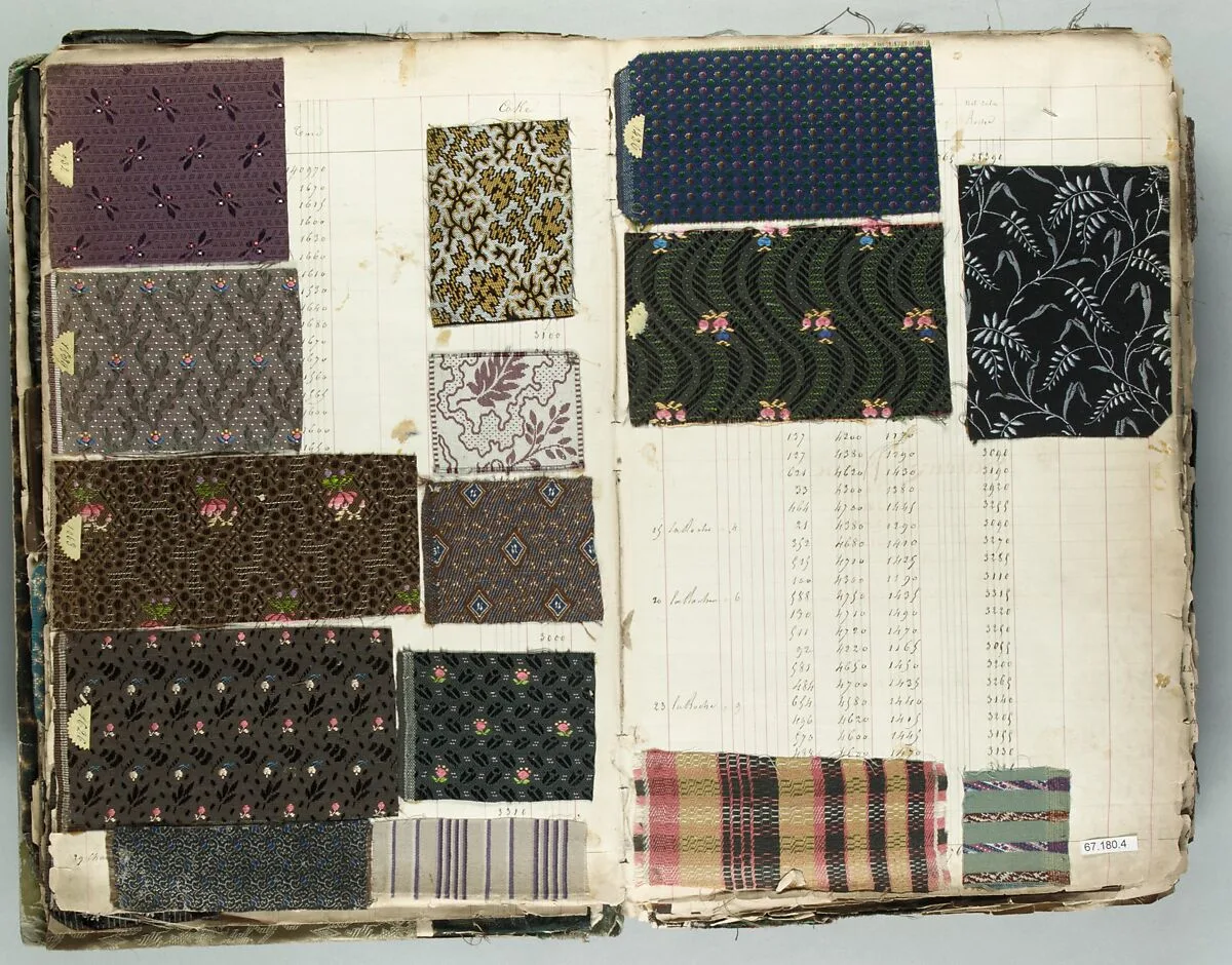 Textile Sample Book — Unknown