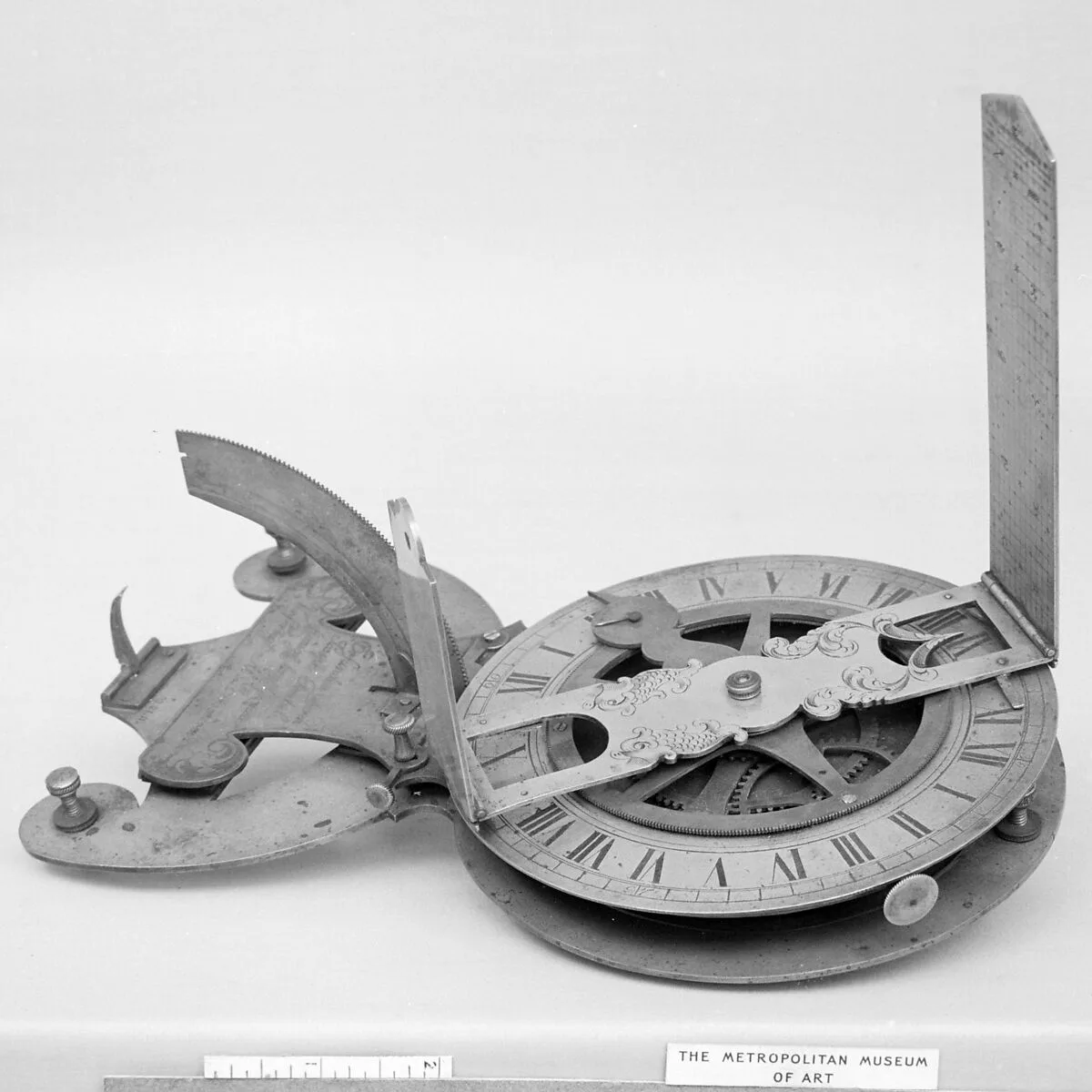 Folding compass dial — Unknown