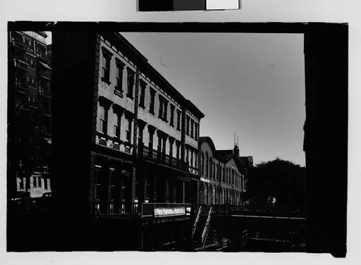[Waterfront Buildings and Footbridges, Savannah, Georgia]