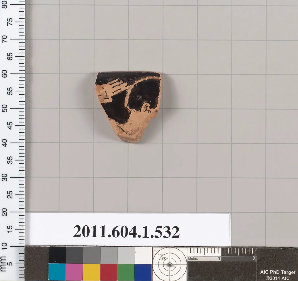 Terracotta rim fragment of a kylix (drinking cup) — Unknown