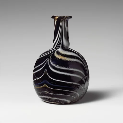 Glass mosaic perfume bottle