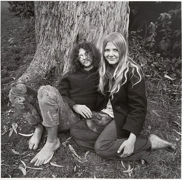Jerry and Sunshine, Ages 24 and 20, Golden Gate Park, San Francisco, August 20, 1968 — Elaine Mayes