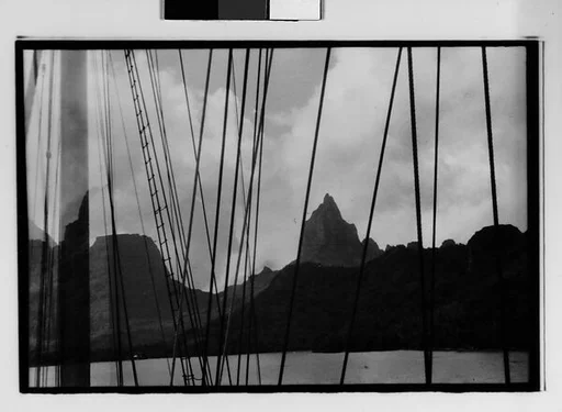 [One 35mm Film Frame: South Seas: Cressida Rigging and Coastline]