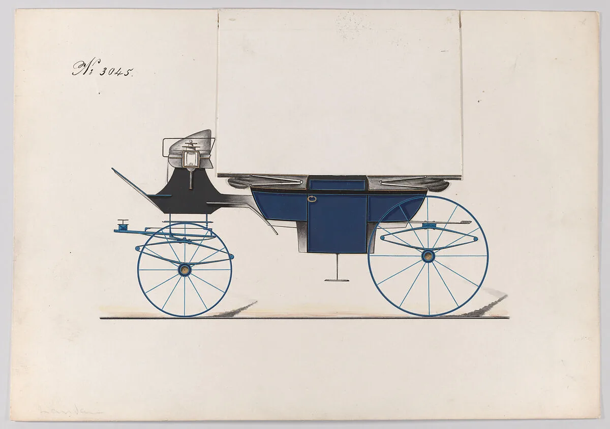 Design for Landau, No. 3045 — Brewster & Co.