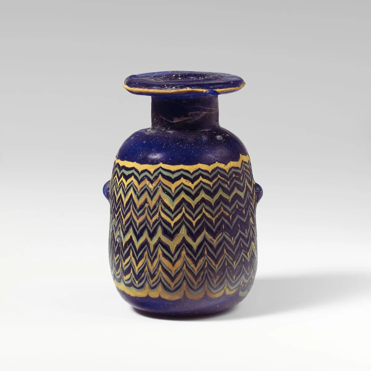 Glass alabastron (perfume bottle) — Unknown
