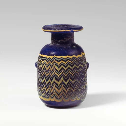 Glass alabastron (perfume bottle)